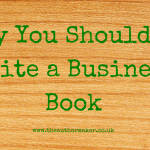 Why you shouldn't write a business book